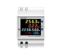 Gvvsjgdbis Tuya WiFi Intelligent Digital Display Electricity Meter DIN-Rail Voltage Current Meter Power Factor Frequency Meter A