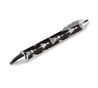 GVYGVY 1 Pcs Black Pens Ballpoint - Abstract Dress Lady Print 0.5 Mm Pens for Journaling, Fine Ink Ball Point Pen for Writing Office And School Supplies