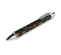 GVYGVY 1 Pcs Black Pens Ballpoint - Abstract Flowers Eyes Print 0.5 Mm Pens for Journaling, Fine Ink Ball Point Pen for Writing Office And School Supplies