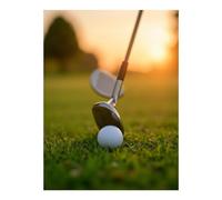 GVYGVY Diamond Art Kits for Adults - Golf Club Tees Sunrise Field DIY Frameless Diamond Painting Kits for Adults Beginner, 12x16 in Diamond Painting Kit for Home Wall Decor
