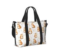 GVYGVY Laptop Tote Bag for Women Work - Cute Field Mouse Print Overnight Weekender Bags for Women Travel, Gym Duffle Bag for Men, Personal Item Crossbody Travel Bags for Men Carry On