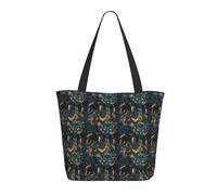 GVYGVY Travel Tote Bag for Women Work - Cyber Style Tiger Print Lightweight Shoulder Nurse Bag Beach Handbags for Women, Fashion Large Tote Purse with Zipper