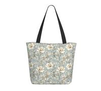 GVYGVY Travel Tote Bag for Women Work - Elegant Lily A Print Lightweight Shoulder Nurse Bag Beach Handbags for Women, Fashion Large Tote Purse with Zipper