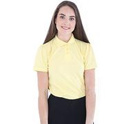 GW CLASSY OUTFIT Boys Girls Polo Uniform T Shirts 1X 2X 3X 4X 6X Kids T-Shirts School wear Shirts Tee Short Sleeve PE Top Gym Tops 4-12 Years (1X Girls Yellow, 6-7 Years)
