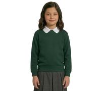 GW CLASSY OUTFIT Girls Boys Kids Jumper Button Fleece Cardigans Long Sleeve Sweatshirts Pull Over Jumpers Round/V- Neck School Uniform