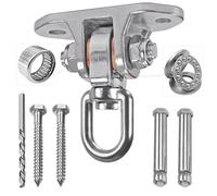 GW Gwongvvei Heavy Duty Swing Hanger Stainless Steel 304 Antirust,2000 lb Capacity 180° Silent Swing, Playground Porch Swing Set Indoor Outdoor, Patent Design