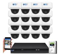 GW Security Inc 8-Channel HD-TVI 1080P Complete Security System With (8) x True HD 1080P Outdoor/Indoor 2.8-12mm Varifocal Zoom Bullet Security Cameras And 2TB HDD, QR Code Scan Free Remote View