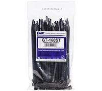 GW Wiring Products, Cable Tie 160 x 4,8 mm, Black, 1000 pcs, GT-160STB, Set of 1000 Pieces