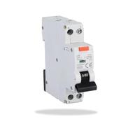 GWAEPU Fi Circuit Breaker Editable Circuit Breaker: 30mA Residual Current Device Made of Nylon L40-1P+N-C16 Circuit Breaker FI LS Switch 16 Amp Rated Current Type A (1)