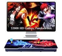 GWALSNTH 32000 in 1 Pandora Box Arcade Games Console, Plug and Play Video Game,1280X720 Display, 3D Games, Search/Save/Hide/ Pause,1-4 Players