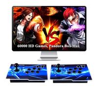 GWALSNTH 50500 in 1 Pandora Box Ultra Arcade Game Console, Plug and Play Video Games, 1280x720 HD Display, 49 Game Emulators, 256GB TF Card, Up to 4 Players, Split Type