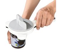 GwaOery Multifunctional Retractable Bottle Opener Jar Opener for Seniors & Weak Hands Adjustable Multifunctional Can Opener Jar Lid Gripper Long Handle Lid Remover Bottle Opener with Corkscrew(Grey)