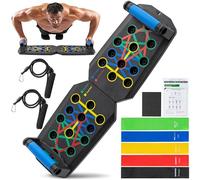 GwaOery Push Up Board, Foldable 12 in 1 Press Up Boards Portable Exercise Equipment for Men Women Home Workouts Burn Fat Strength Training Equipment for Effectively Exercise the Muscle