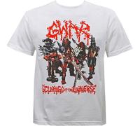 GWAR Band Scumdogs of The Universe Printed T-Shirt Mens Unisex White Tees 3XL
