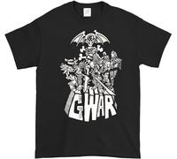 GWAR Vintage T-Shirt Glow in The Dark 1994 Black Mens T-Shirt Graphic Unisex Tee Shirt Black XL