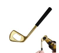 GWAWG 1 PCS Golf Club Bottle Opener Novelty Golf Shaft Shape Beer Open Tool for The Golfer Lover Beer Theme Party Kitchen Gadget (Golden)