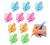 GWAWG 10PCS Pencil Grips,Pencil Holder for Kids, Handwriting Grip,Children Pencil Holder Writing Aid Grip Trainer,Writing Tool for Toddlers, Preschoolers, Children