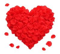 GWAWG 1200PCS red Rose Petals,Artificial Rose Flowers,No Taste Emulation Silk Rose Petals,Artificial Silk Flowers Petals Romantic Decorations for Wedding Decoration,Valentine's Day
