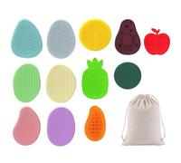 GWAWG 12Pcs Sensory Fidget Toys, Worry Stones for Kids Adults, Anxiety Relief Stones for Autism, ADHD, Stress for Quiet Classroom, Office, Travel, Calming
