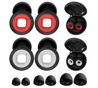 GWAWG 2 Pairs of Moto Earplugs-27 dB,Ear Plugs for Sleeping,Noise Reduction, Reusable Silicone Earplugs for Concert,Noise Sensitivity, Study,Work& Wind Noise