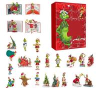 GWAWG 2024 Christmas Advent Calendar for Kids 24PC Green Monster Toy Advent Calendar Perfect Christmas Toys Countdown Fun and Exciting Advent Calendar Experience for Children
