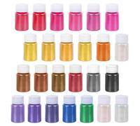 GWAWG 25 Colors Mica Powder for Epoxy Resin 0.24 oz(7g) Epoxy Resin Pigment for Epoxy Resin Soap Making Dye Candle Making Lip Gloss Paint Bath Bombs Handmade Colouring