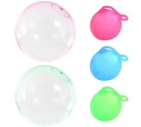 GWAWG 5PCS Super Bubble Ball,Inflatable TPR Water Balls,Reusable Wubble Bubble Balls for 8-12 Kids’ Birthday Parties and Outdoor Celebrations,Designed for Outdoor Fun with Boys and Girls(3 Colors)