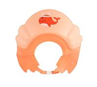 GWAWG Baby Shower Cap Shield Adjustable Crown Hair Washing Bath Hat for Kids(Whale Pink)