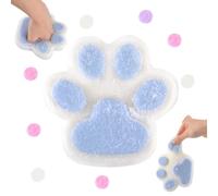 GWAWG Big Cat Paw Squishy Toys,Handmade Taba Squishy Big Cat Paw,Fufu Fidget Toy,Squeeze Toys for Stress Relief, Silicone Toy Kawaii Furry Stress Toys for Kids Adults (Blue)
