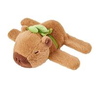 GWAWG Capybara Plush Toy Snap Bracelet Carrying a Turtle Backpack, Capybara Plush Slap Bands Toy, Capybara Cuddly Toy, Snap Bracelet Gifts for Girls Boys