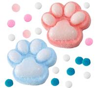 GWAWG Cat Paw Squishy, Handmade Big Cat Paw Silicone Squeeze Toy for Stress Relief, Adorable Fufu Squishy for Kids & Adults, Perfect for Anxiety & Relaxation, Party Favors