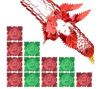 GWAWG Christmas Ceiling Decorations,12 PCS Foil Christmas Decorations,Foil Garland Christmas Decorations 80s for Xmas New Year Holiday Party Supplies