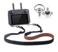 GWAWG DJI Mini 3 Pro RC Controller Leather Neck Strap with CNC Aluminum Alloy Screw, Free Dismantling Hanging Buckle Compatible with DJI RC/RC PRO/Smart Controller/DJI Mavic 3 Cine RC