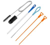GWAWG Drain Unblocker and Cleaner Tool 5PCS Shower Drain Unblocker, Multifunctional Sink Unblocker Tool, Plumbing Unclogger Tool for Bathroom Shower Kitchen Plug Hole