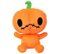 GWAWG Halloween Pumpkin Plush Toy, Orange Halloween Stuffed Pumpkin Fluffy Plush Toy Cute Festive Pumpkin Cushion Soft Toy For Halloween Decorations Add a Festive Atmosphere