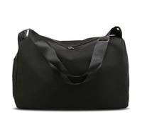 GWAWG Large Gym Duffle Bag, Single-Compartment Black Sports Training Bag with Waterproof Fabric for Men Women