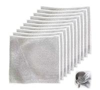 GWAWG Multipurpose Wire Dishwashing Rags, Multipurpose Wire Dishwashing Rags for Wet and Dry, Non-Scratch Scrubbing Wire Dishcloth Rags, Multifunctional Wire Cleaning Dishwashing Cloths (10 PCS)