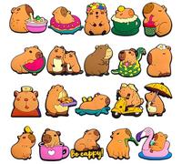 GWAWG Shoe Charms for Crocs,20 PCS Cute Animal Shoe Decoration Charms,PVC Crocs Accessories,Clog Pins Accessories for Kids Teens Women Girls