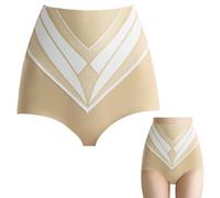 GWAWG Titanium Shaping Shorts，Medical Tummy Control Panties，High Waisted Shrink,Yoga Knickers Skims Cotton Underwear Women (skin, XL)