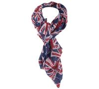 GWAWG Union Jack Scarf UK Design Neck Flag Thin Pretty Scarf Great for Any Outfit Lovely Gift (B)