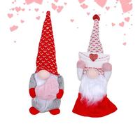 GWAWG Valentines Day Gnome Gonk Decorations,Elf Figure Tabletops Gnomes Ornament Valentines Day,Scandinavian Santa Elf for Home Kitchen Farmhouse Holiday Festival Party