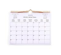 GWAWG Wall Calendar2026,Full Year Family Calendar 2026,A4 Landscape Wall Planner 2026,12 month diary wall organiser,Full Year Family Calendar 2025 for Home, Office 12 Month Diary 2026