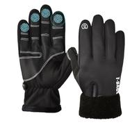 GWAWG Winter Thermal Gloves, Warm Touch Screen Windproof Non-slip Black, Waterproof Cycling Gloves for Men Women, for Skiing Motorcycle Running Outdoor Sports