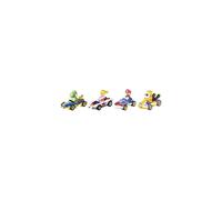 GWB38 Mario Kart Die-Cast Character Replicas in 4-Pack Each Assortment Includes Fan-Favorite Characters and 1 Exclusive Ages 3 and older,