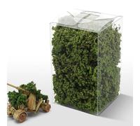 GWBPES Model Grass, Static Grass Green Plant Model Trees Diorama Materials | Tufted Basing Materials for Miniatures for Train Landscape Railroad Scenery War Gaming Terrain Sand Dioramas