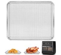 GWBSXM Air Fryer Basket Accessories for Breville Halo Flexi Air Fryer,12''×9.8''×1.3'' Stainless Steel Air Fryer Rack Mesh Tray Replacement Part Roasting Steamer Grill Racks Baking Tray