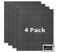 GWBSXM Air Fryer Oven Liners for Bottom of Oven, 13.8 * 11.4 Reusable Non-Stick Heat Resistant Toaster Liners Mat for COSORI 32Qt 13 in 1 C130 CO130 12 in 1 Air Fryer Toaster Oven, 4 Pack