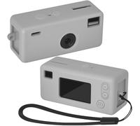 GWCASE Silicone Case for KODAK CHARMERA Keychain Digital Camera (Blind Box 1987 Mini Camera) - Shockproof Protective Cover Wrist Strap, Precise Cutouts - Grey (Case Only)