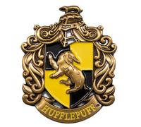 GWCC Harry Potter Hufflepuff Crest Magnet - Licensed 3D Metal Enamel Fridge Magnet, Gold Hufflepuff House Badge for Fridge, Locker & Metal Surfaces, Wizarding World Collectible Gift