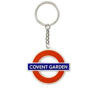 GWCC Licensed Covent Garden Underground Keyring | Official London Underground Roundel Key Chain | Ductile Soft PVC Station Logo Souvenir Gift for Travel Lovers